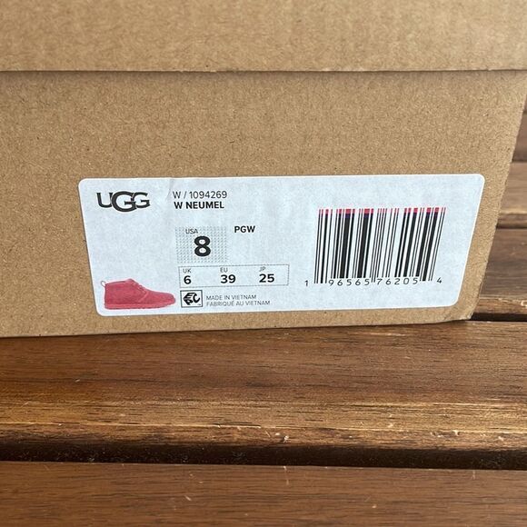 UGG Women's Neumel Boots Pink Glow USA Women Size 8//UK 6/EU 39 - Picture 12 of 12